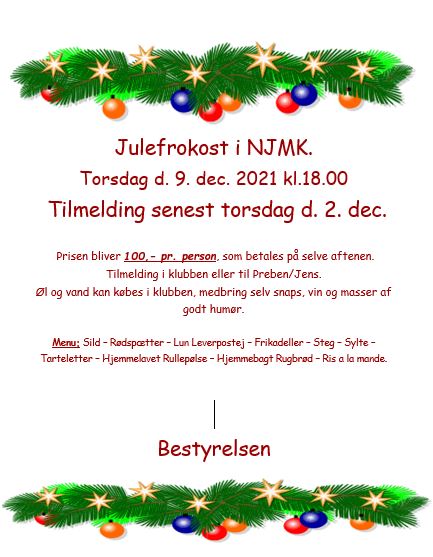 julefrokost 2021
